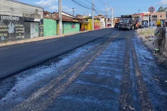 Obra da Av. Felizardo Moura atinge quase 60% de execução e entra em nova fase