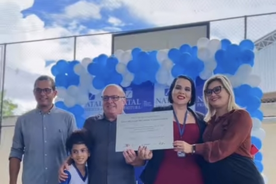 Prefeitura do Natal entrega computadores para escolas municipais 