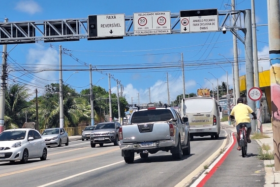 STTU informa novos horários de operação da faixa reversível na Av. Felizardo Moura