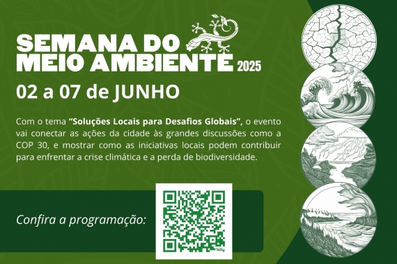 Prefeitura do Natal divulga programação da Semana do Meio Ambiente 2025