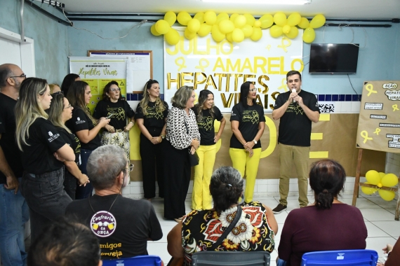 Prefeitura do Natal abre campanha Julho Amarelo na UBS Brasília Teimosa
