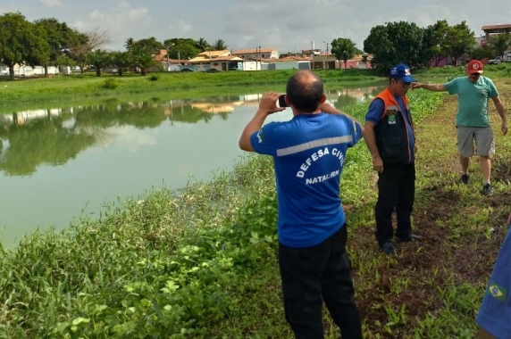 Defesa Civil Municipal realiza vistorias preventivas nas lagoas de captação