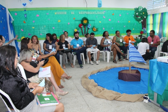 Escola Municipal José de Andrade Frazão recebe formação do Programa Justiça e Escola