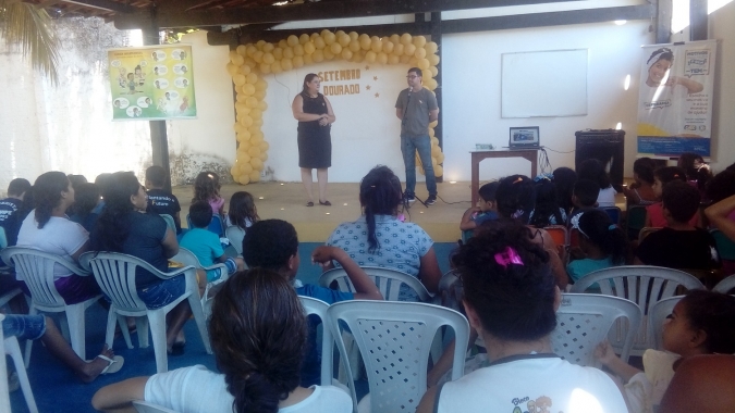  Unidade de Saúde do Vale Dourado recebe ações sobre conscientização do câncer infantojuvenil  