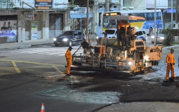 Recapeamento asfáltico da Av. Hermes da Fonseca será retomado nesta quinta-feira