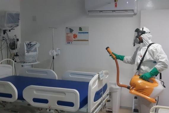 Hospital Municipal de Natal recebe doação de sanitização em prevenção ao Covid-19