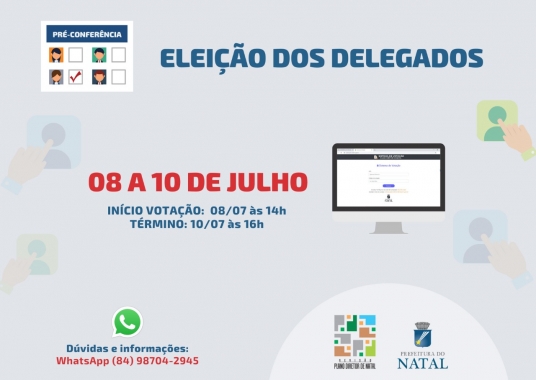 Pré-conferência que vai eleger delegados do Plano Diretor de Natal começa nesta quarta