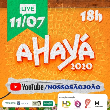 Confira a agenda de Lives via incentivos da Lei Djalma Maranhão da Prefeitura do Natal
