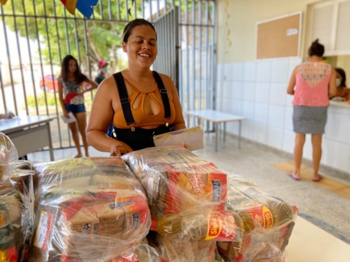 Prefeitura inicia nesta terça 2ª fase da distribuição de alimentos para alunos da rede municipal
