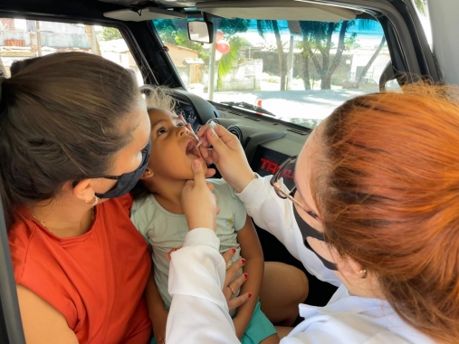 Primeiro dia do drive contra a polio tem pouca procura em Natal  