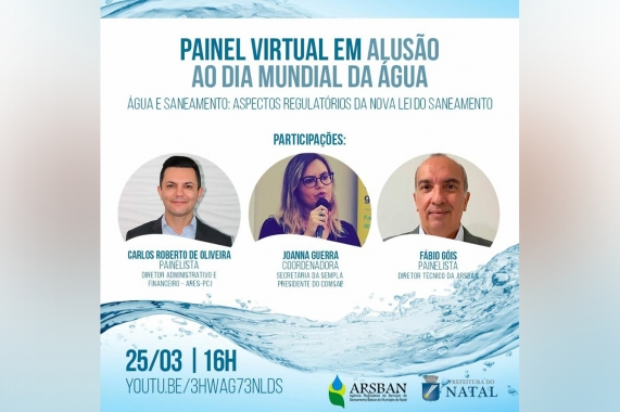 Prefeitura realiza painel virtual em alusão ao Dia Mundial da Água