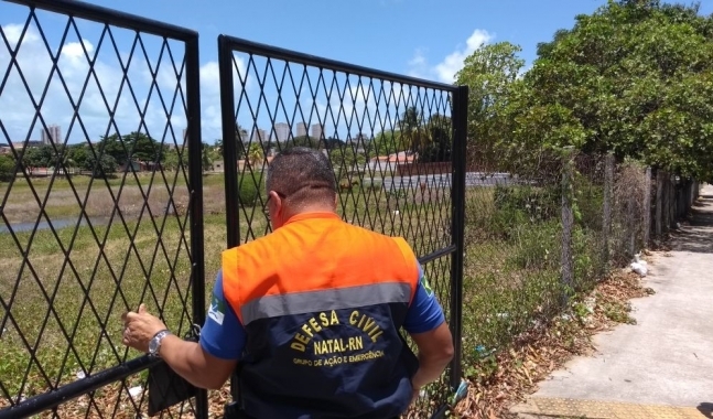 Defesa Civil vistoria e monitora lagoas de captação de águas pluviais de Natal