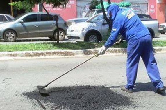 Operação tapa buracos: Cidade Nova recebe aplicação de asfalto nesta quarta-feira