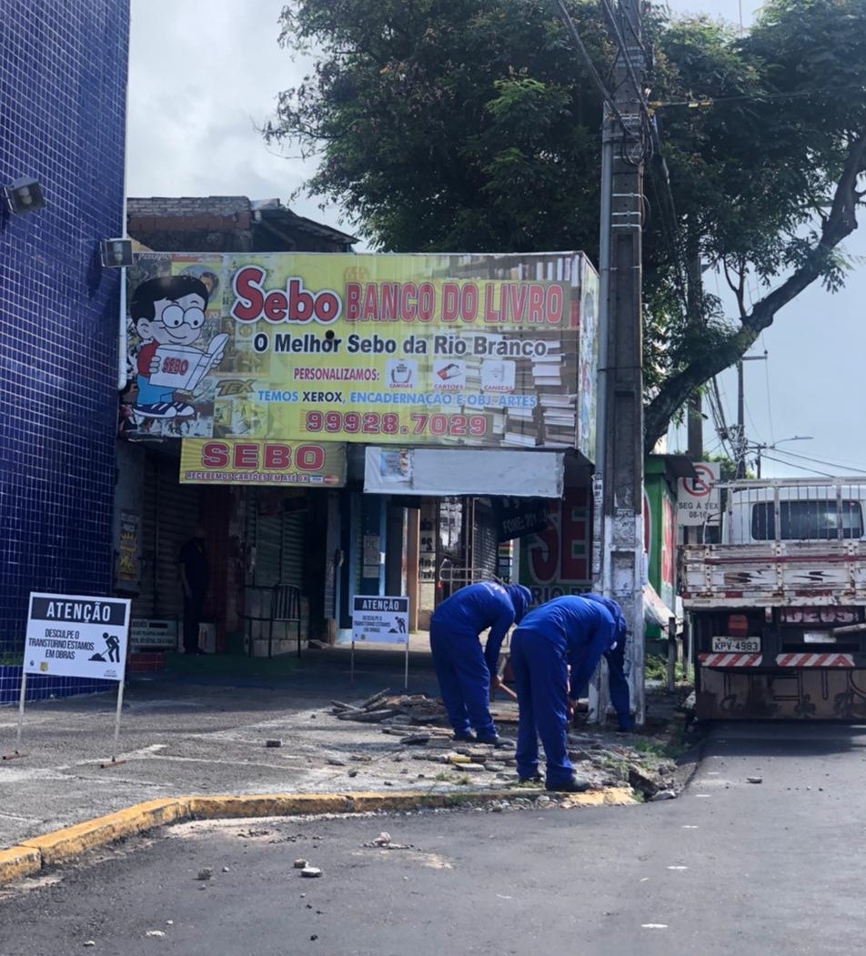 Prefeitura de Natal inicia obras de acessibilidade na avenida Rio Branco