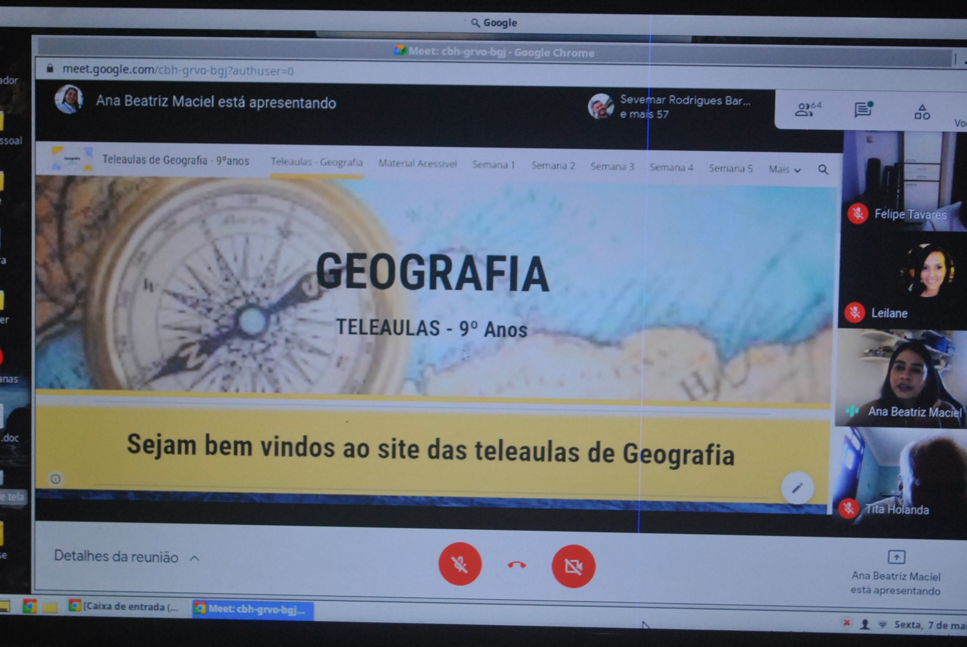 Professores de Geografia e História aprendem ferramenta para o ensino remoto  