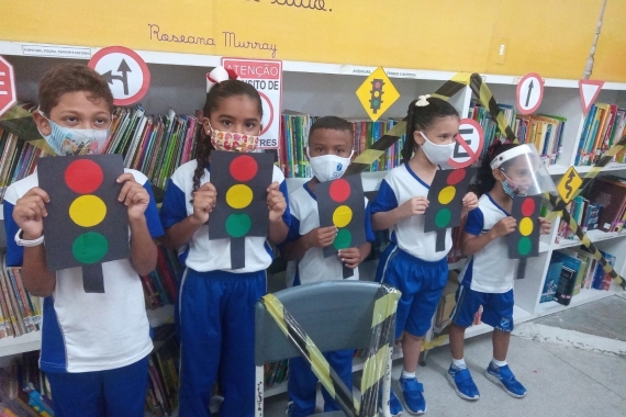 Escolas Municipais realizam atividades na Semana Nacional do Trânsito