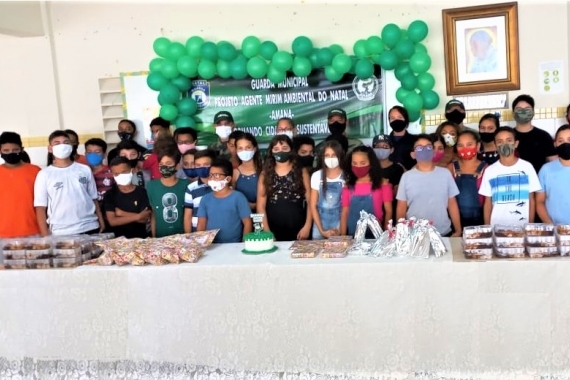 Guarda Municipal comemora oito anos do Projeto Agente Mirim Ambiental de Natal 