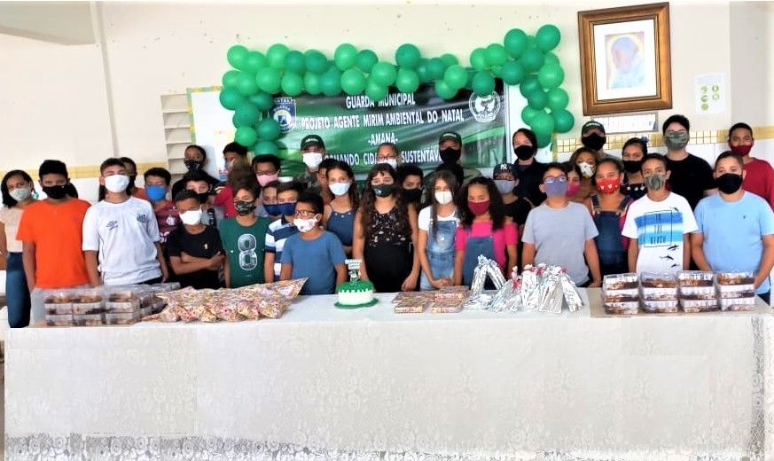 Guarda Municipal comemora oito anos do Projeto Agente Mirim Ambiental de Natal 