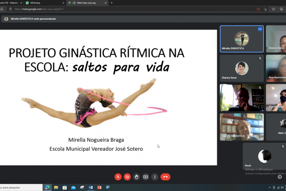  Professores de Educação Física da Rede Municipal apresentam relatos de experiências