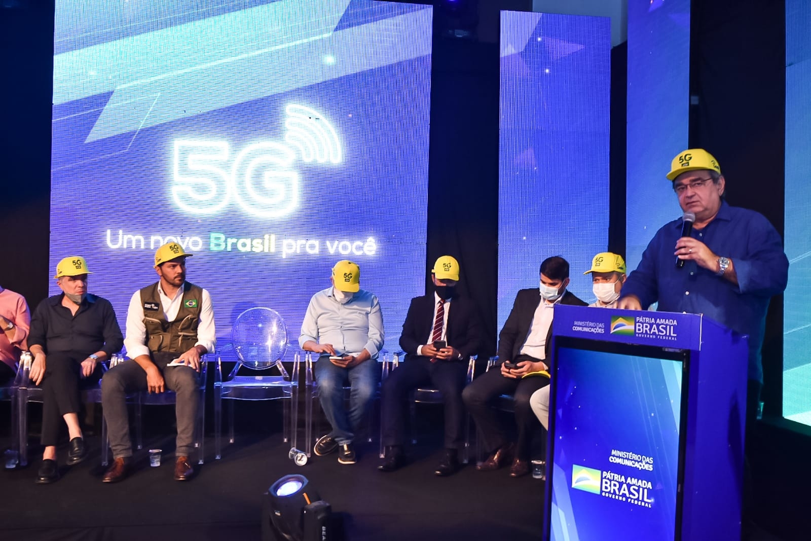 Prefeito participa de lançamento da tecnologia 5G do Ministério das Comunicações 