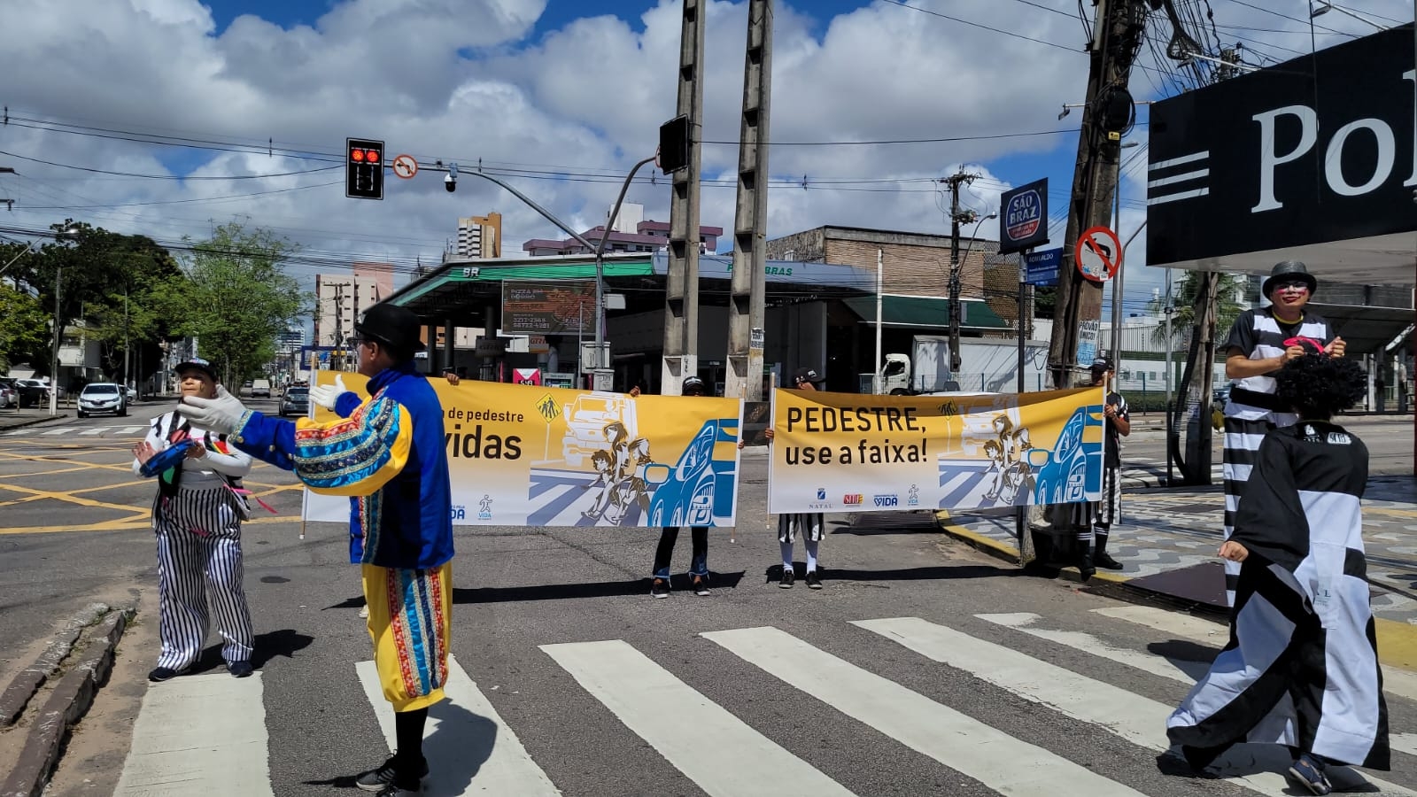 Prefeitura realiza semana do pedestre com ações educativas