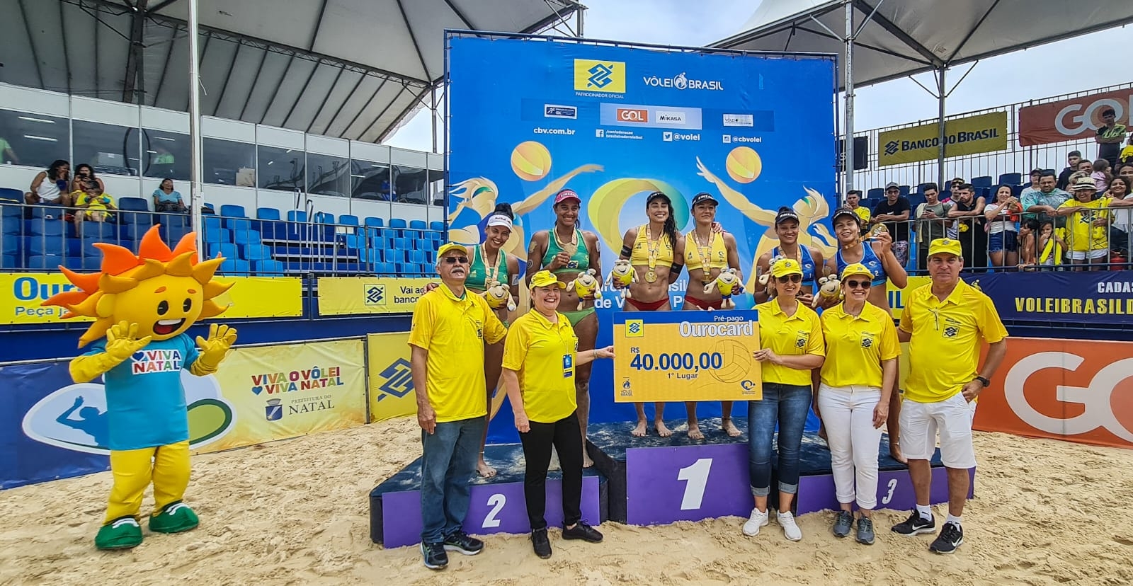 Natal conhece vencedores da 9ª etapa do Circuito Brasileiro de Vôlei de Praia