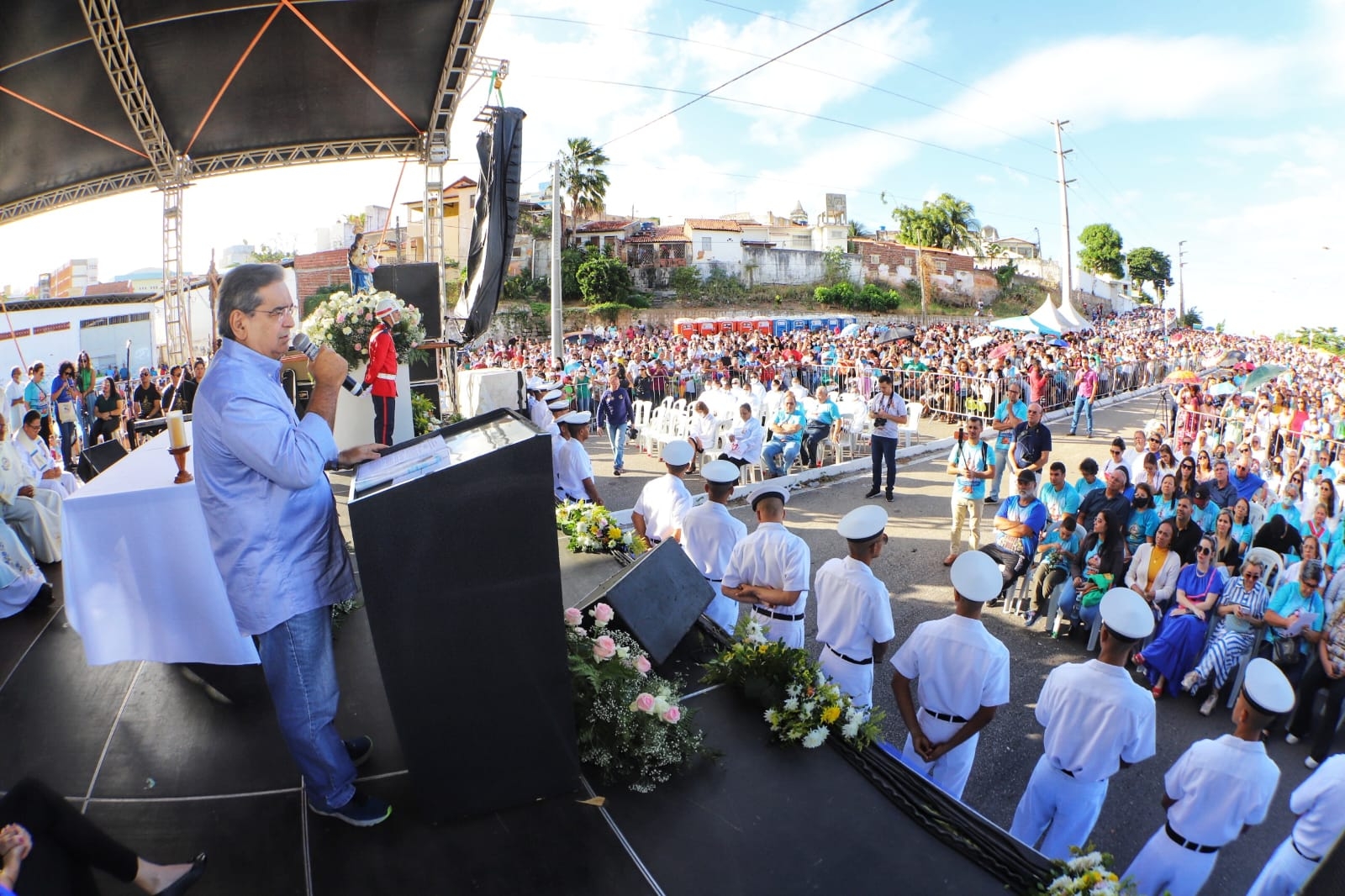 Missa na Pedra do Rosário marca celebrações pela padroeira de Natal