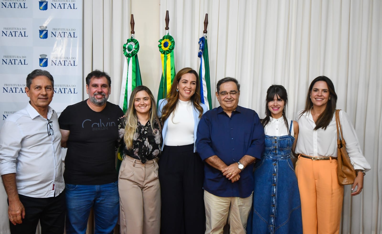 Prefeito recebe os cumprimentos de final de ano no Palácio Felipe Camarão