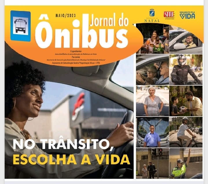 Jornal do Ônibus destaca o Maio Amarelo