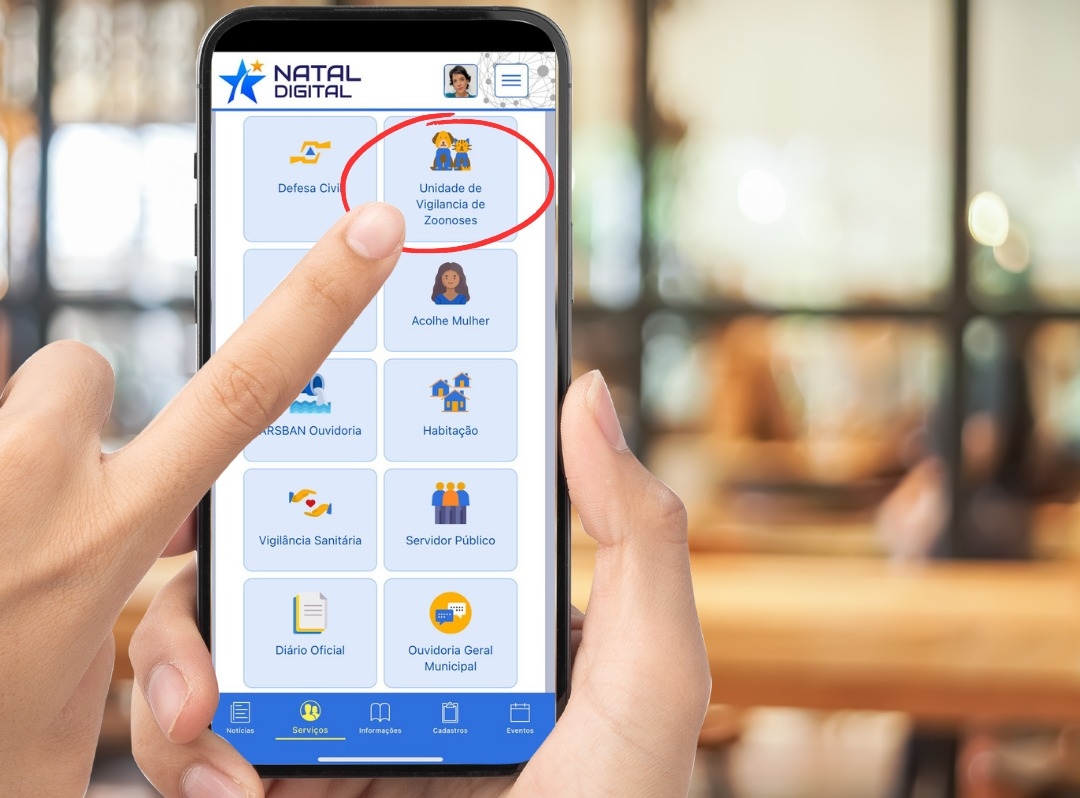Usuários do aplicativo Natal Digital tem informações sobre Vigilância em Zoonoses 