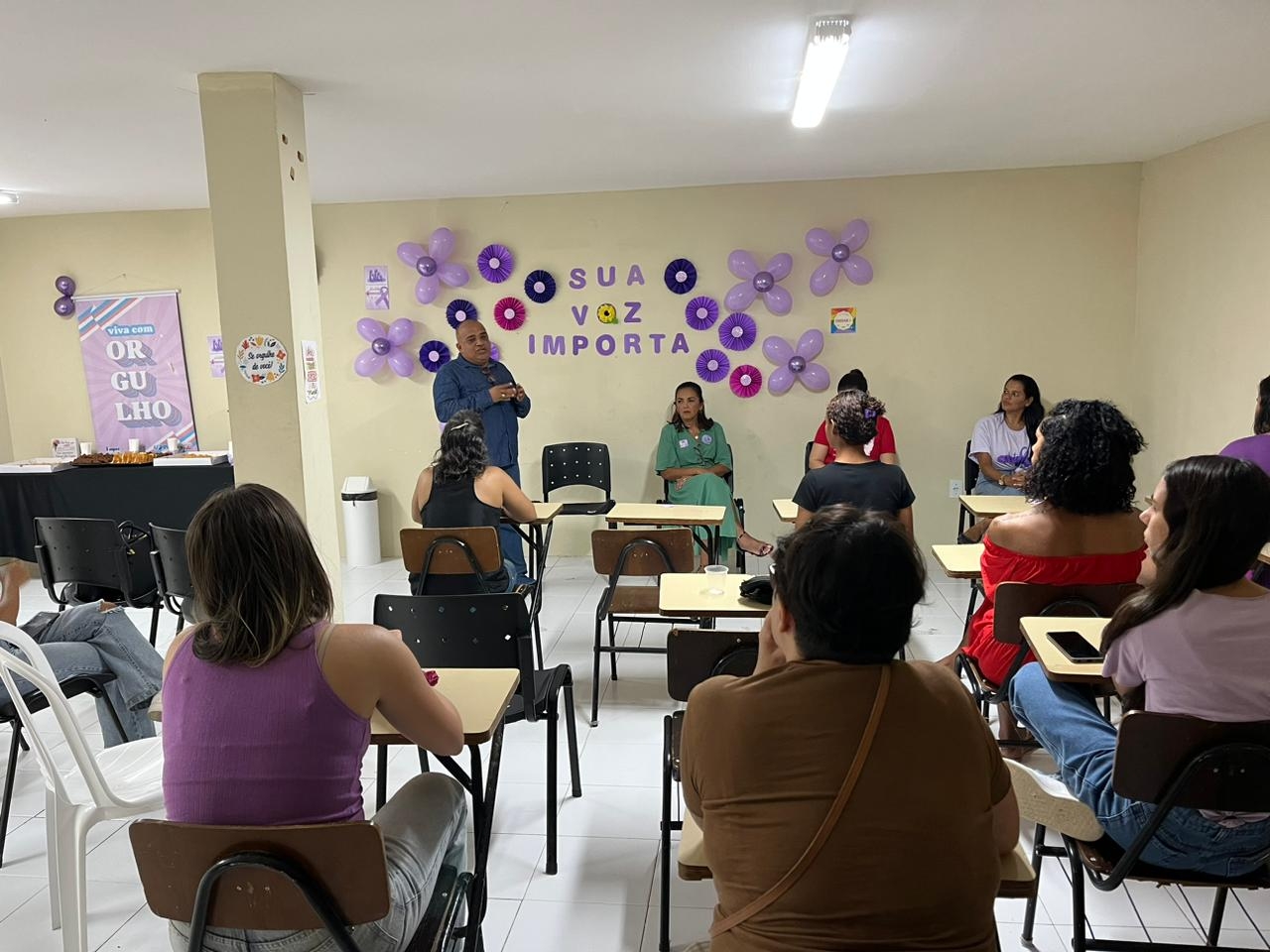 Ambulatório TT realiza palestra sobre o combate a violência doméstica