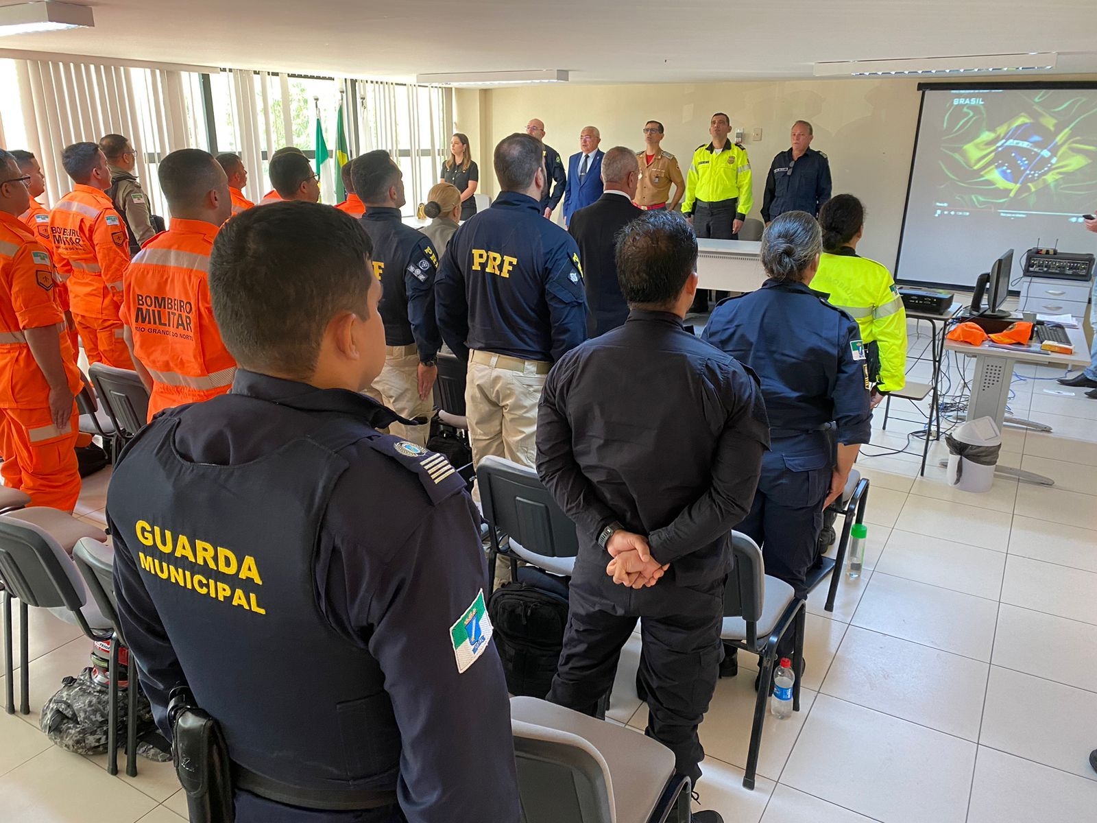 STTU, Bombeiros, PRF e Guarda Municipal realizam vivência de abordagem humanizada