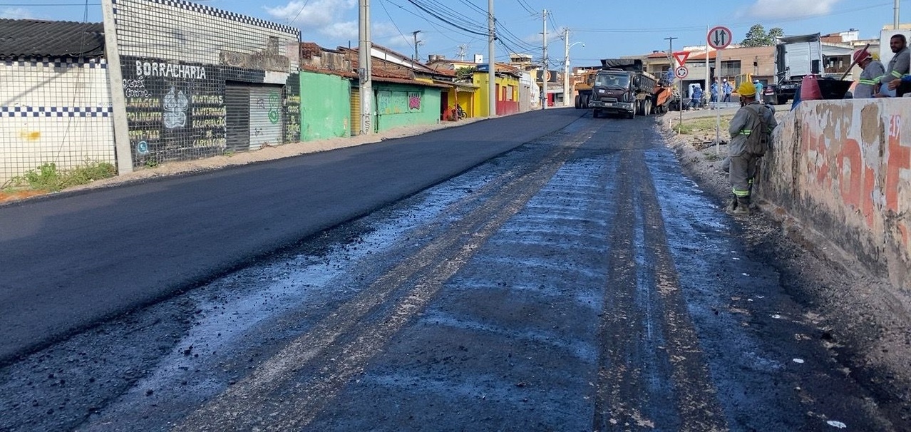 Obra da Av. Felizardo Moura atinge quase 60% de execução e entra em nova fase