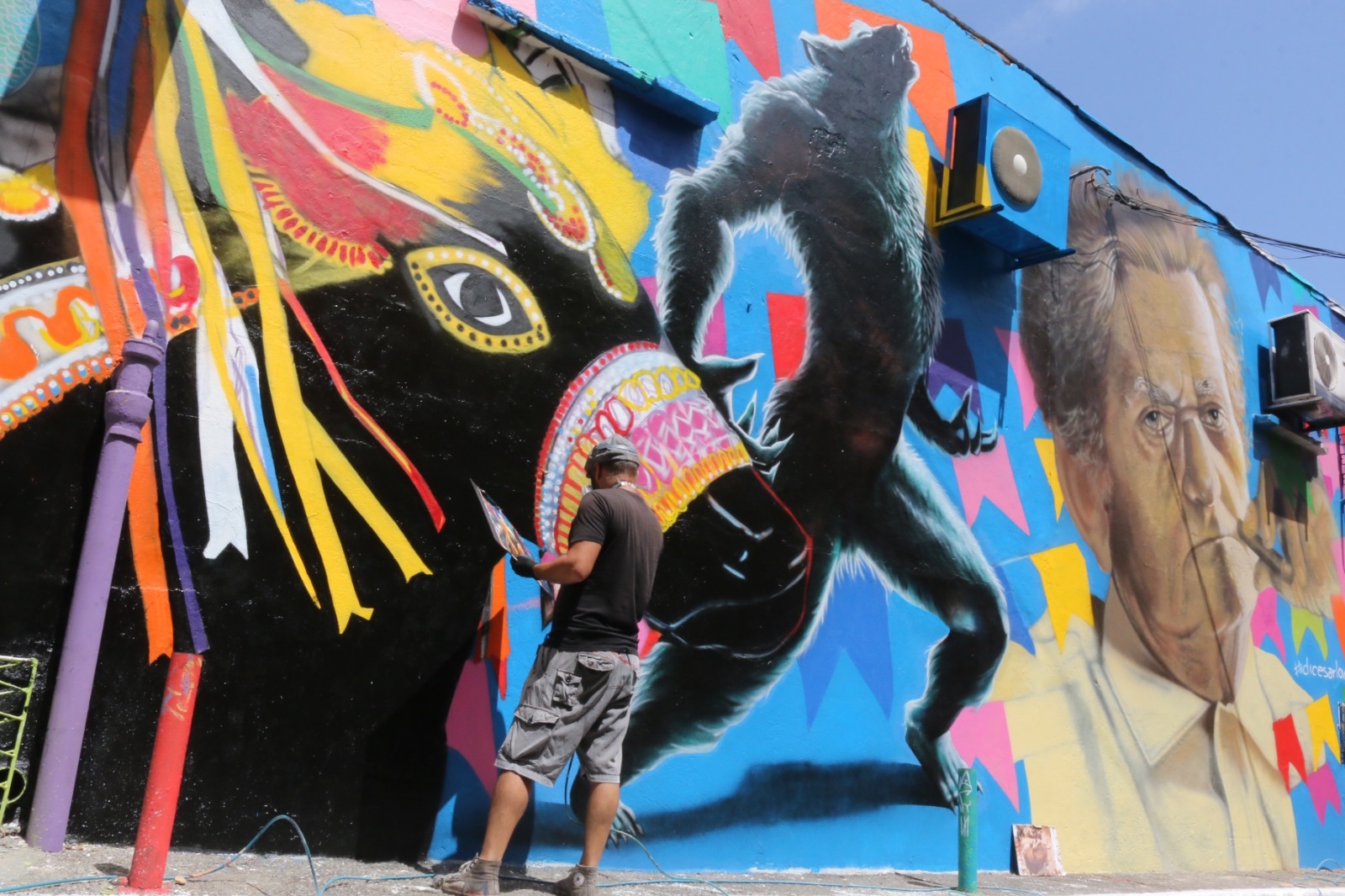 Novos grafites do Espaço Ruy Pereira e Beco da Lama começam no próximo dia 26