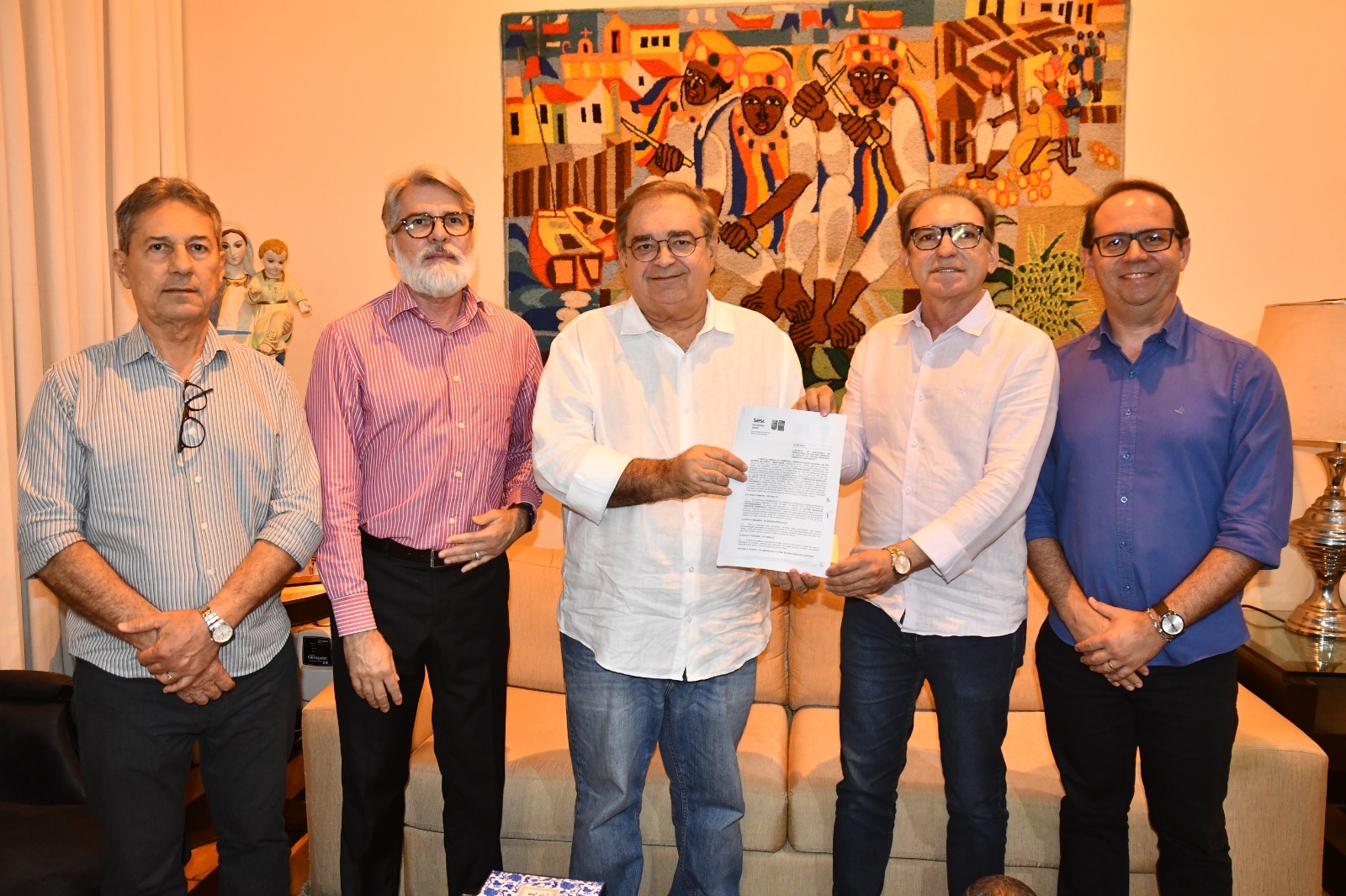 Prefeito Álvaro Dias assina cessão do Teatro Sandoval Wanderley ao Sistema Sesc Fecomércio