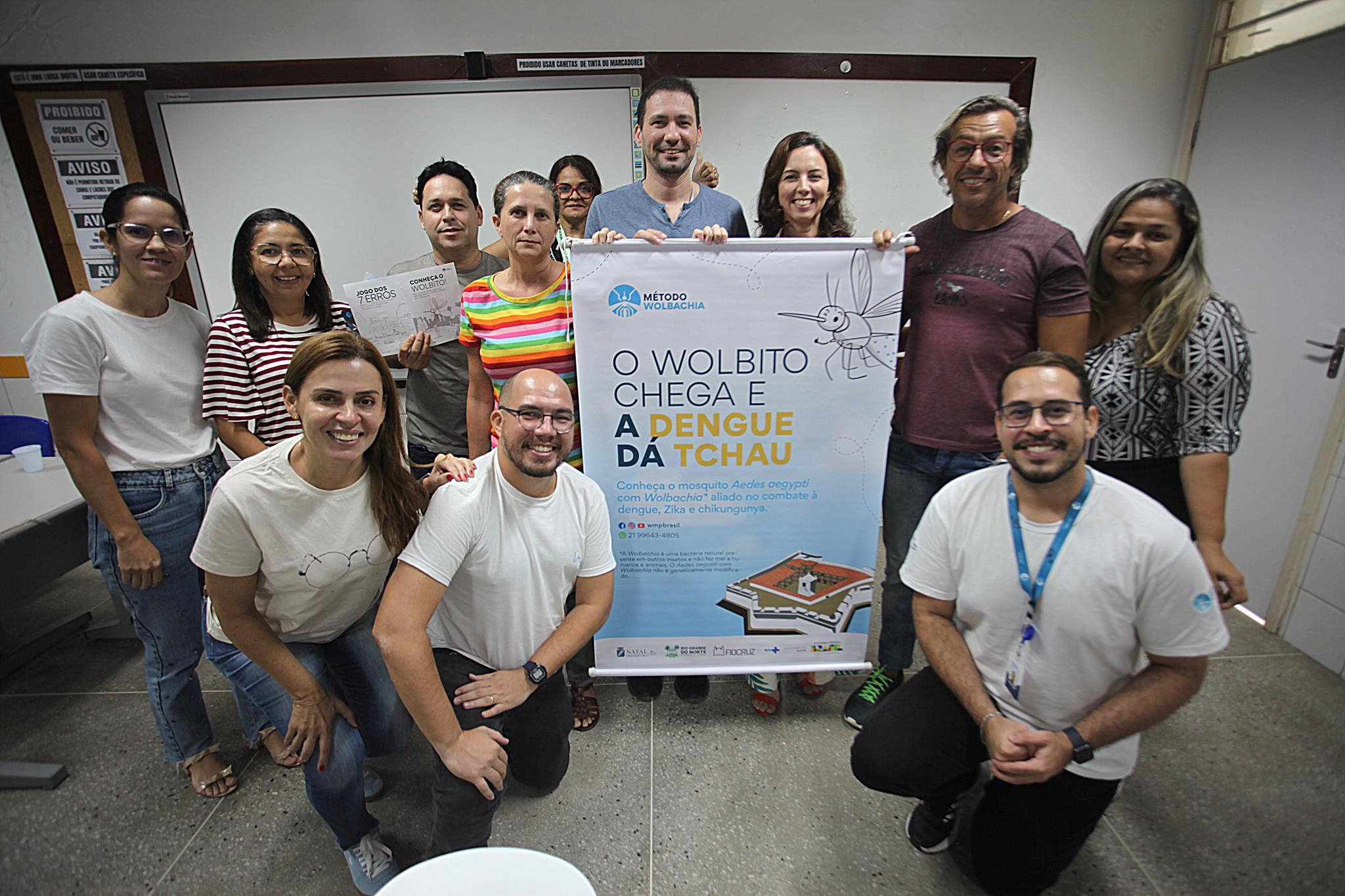 Professores participam de formação sobre o combate às arboviroses e conhecem o método Wolbachia 
