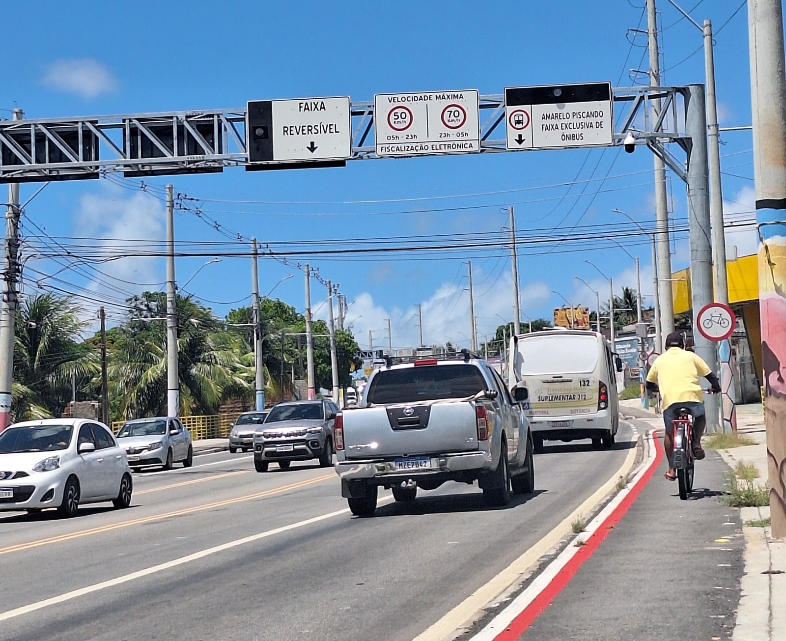 STTU inicia testes na Av. Felizardo Moura com liberação de nova faixa na Ponte de Igapó