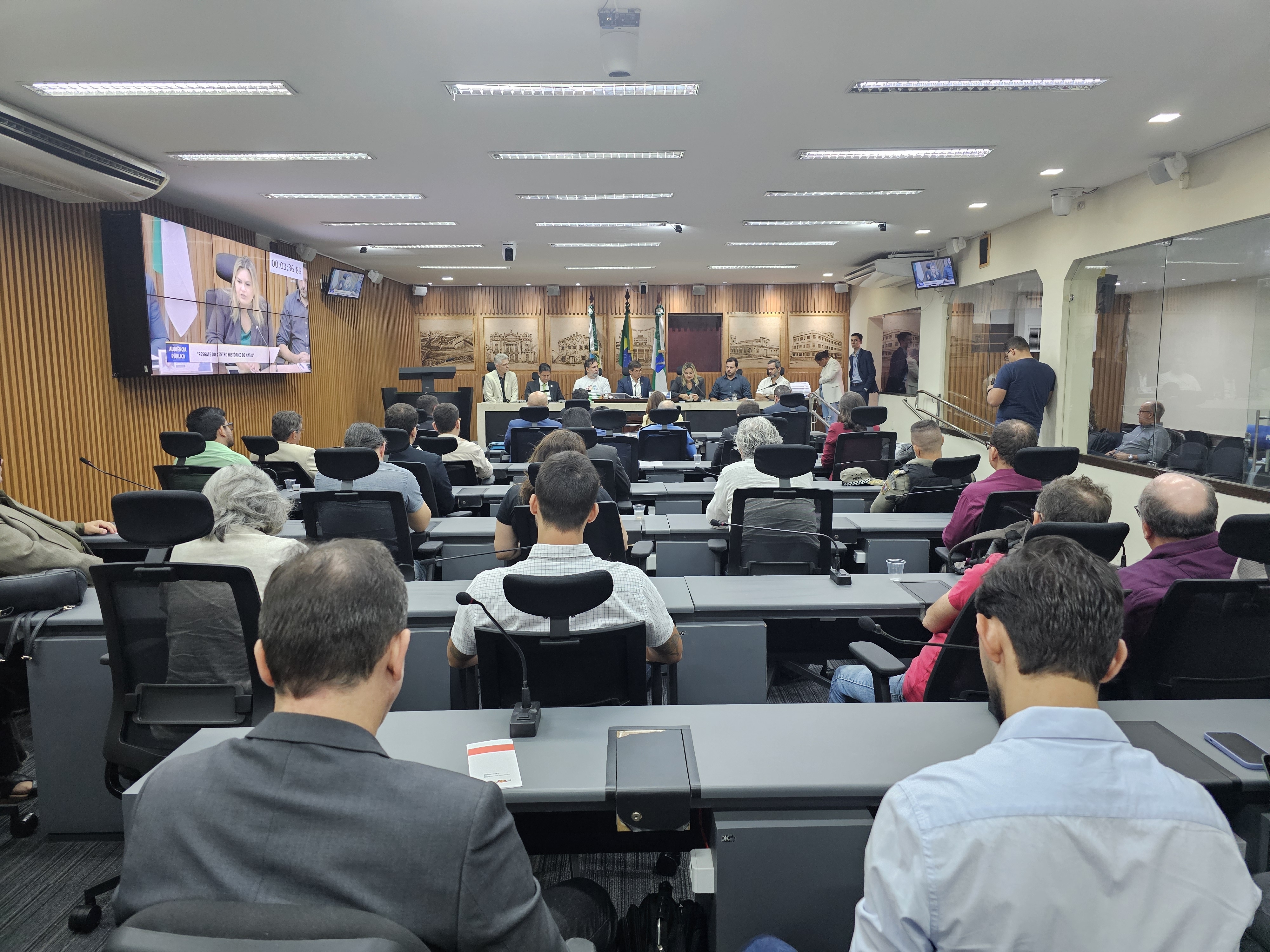 Semurb participa de audiência pública na Câmara sobre a requalificação do Centro Histórico 