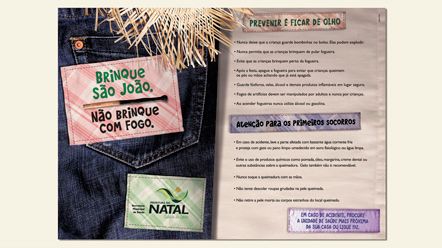 Campanha quer prevenir  queimaduras no per&iacute;odo junino