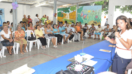 Prefeita Visita Centro de Atividades da Melhor Idade