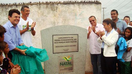 Lan&ccedil;ada pedra fundamental do Ecoparque Bom Pastor