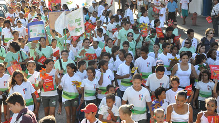 Caminhada marca semana de Combate ao Trabalho Infantil