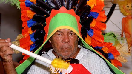 A ter&ccedil;a de carnaval &eacute; destinada &agrave;s tribos de &iacute;ndios