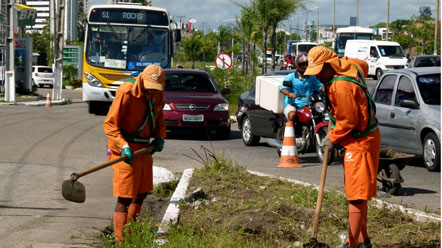 Urbana intensifica limpeza na zona sul da capital 