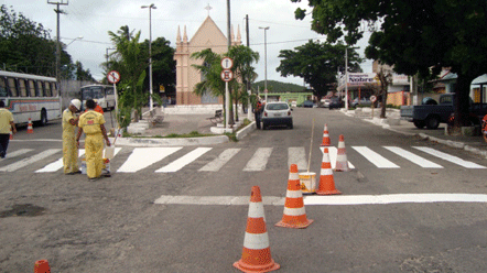 Semob realiza novas sinaliza&ccedil;&otilde;es vi&aacute;rias na cidade