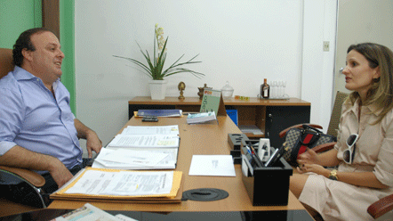 Vice-prefeito recebe procuradora-chefe do Minist&eacute;rio do Trabalho