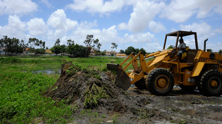 Semopi e Urbana prosseguem com limpeza das lagoas