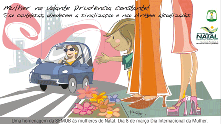 Blitz educativa vai homenagear a mulher potiguar 